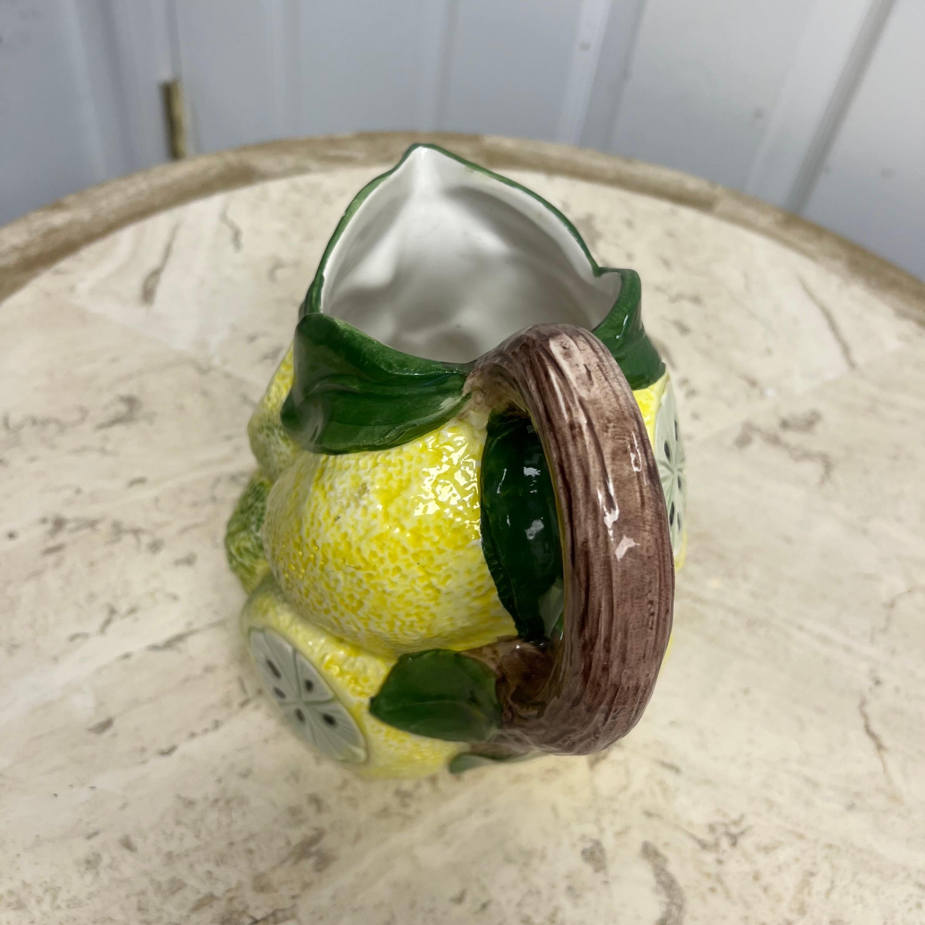 Mid-20th Century Italian Lemon Pitcher For Sale 2