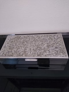 1950s Italian Decorative Box in Silver
