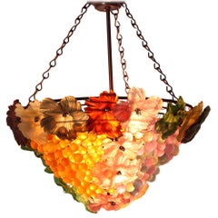 Mid-20th Century Italian Murano Chandelier Cesare Toso