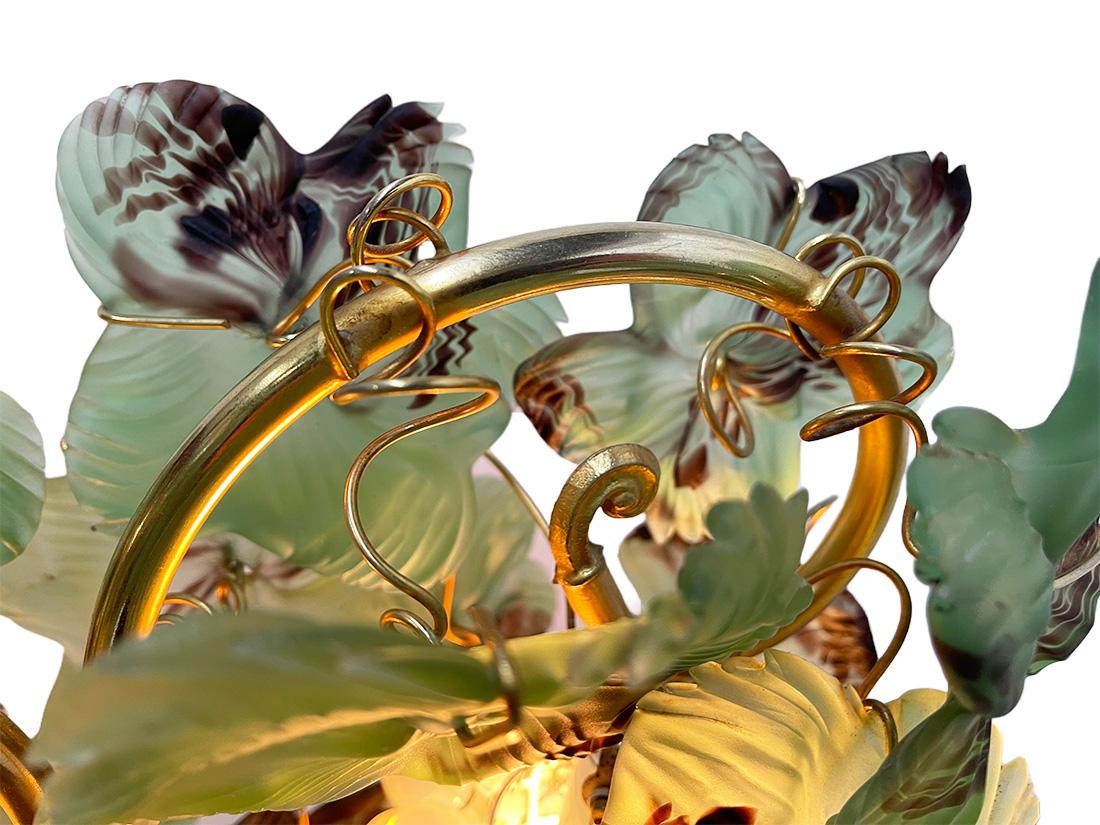 Mid-20th Century Italian Murano Grape Lamp 7