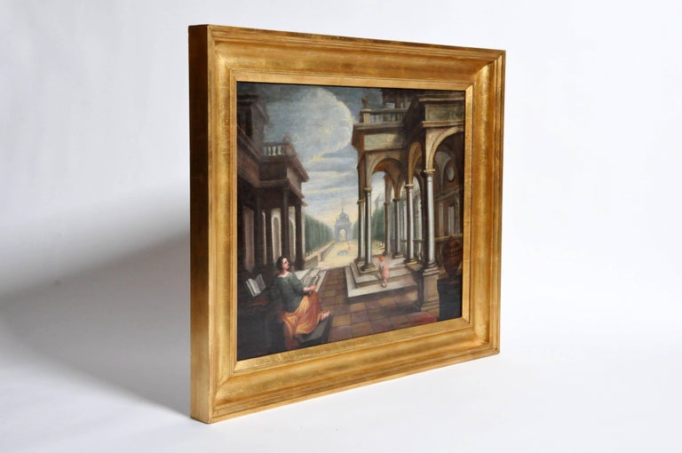 Mid-20th Century Italian Painting In Good Condition For Sale In Chicago, IL