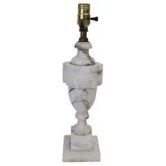 Mid-20th Century Italian Patinated Alabaster  Table Lamp