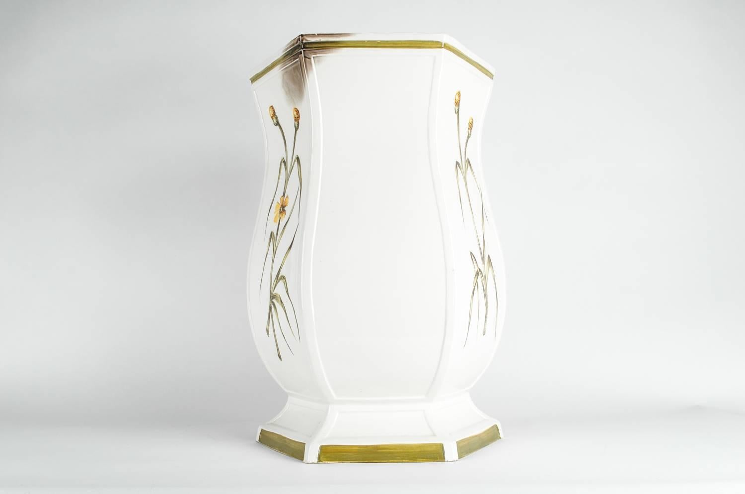 Mid-20th Century Italian Porcelain Umbrella Stand 2