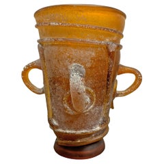 Mitte des 20. Jahrhunderts Italienische Scavo-Vase