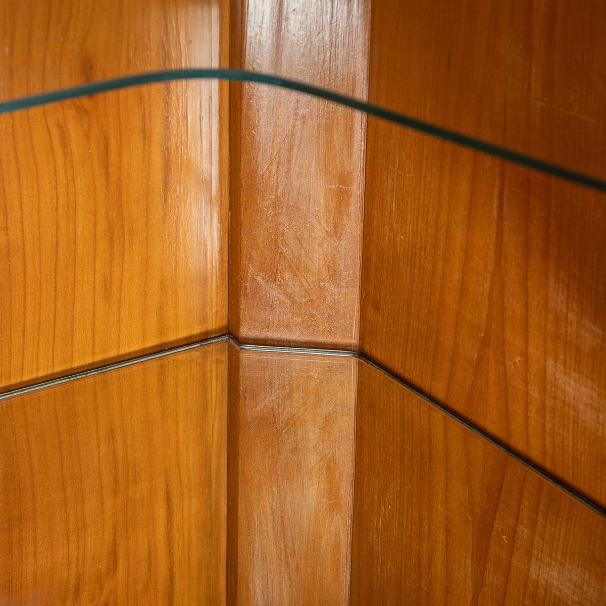Buffet in legno a righe di Paolo Buffa della metà del XX secolo, 1950 ca. in vendita 14