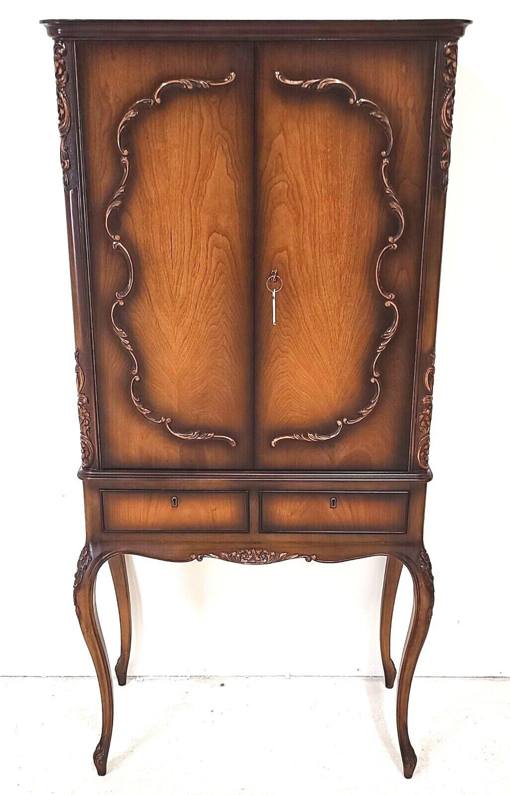 For FULL item description be sure to click on CONTINUE READING at the bottom of this listing.

Offering One Of Our Recent Palm Beach Estate Fine Furniture Acquisitions Of A
Mid-20th Century Italian Style African Yellowwood Bar Cabinet
Made in South