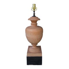 Mid-20th Century Italian Terracotta Urn as Lamp