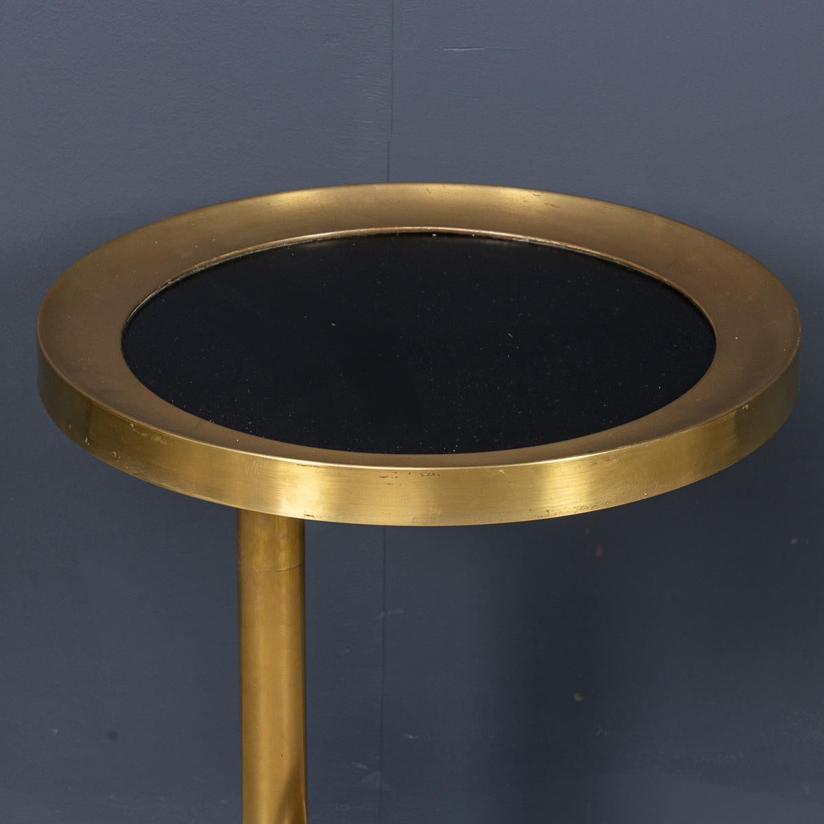 Laiton Chariot de table d'appoint italien à deux niveaux du milieu du 20e siècle par Ignazio Gardella, vers 1950 en vente