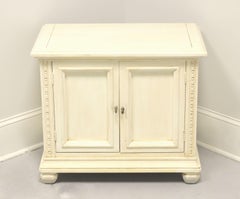 Mid 20th Century Ivory Painted Slightly Distressed Spanish Style Nightstand