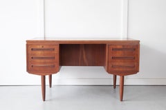 Mid-20th Century J. Svenstrup Executive Desk in Teak, Denmark