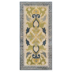 Doris Leslie Blau Collection Mid-20th Century Japanese Floral Handwoven Wool Rug