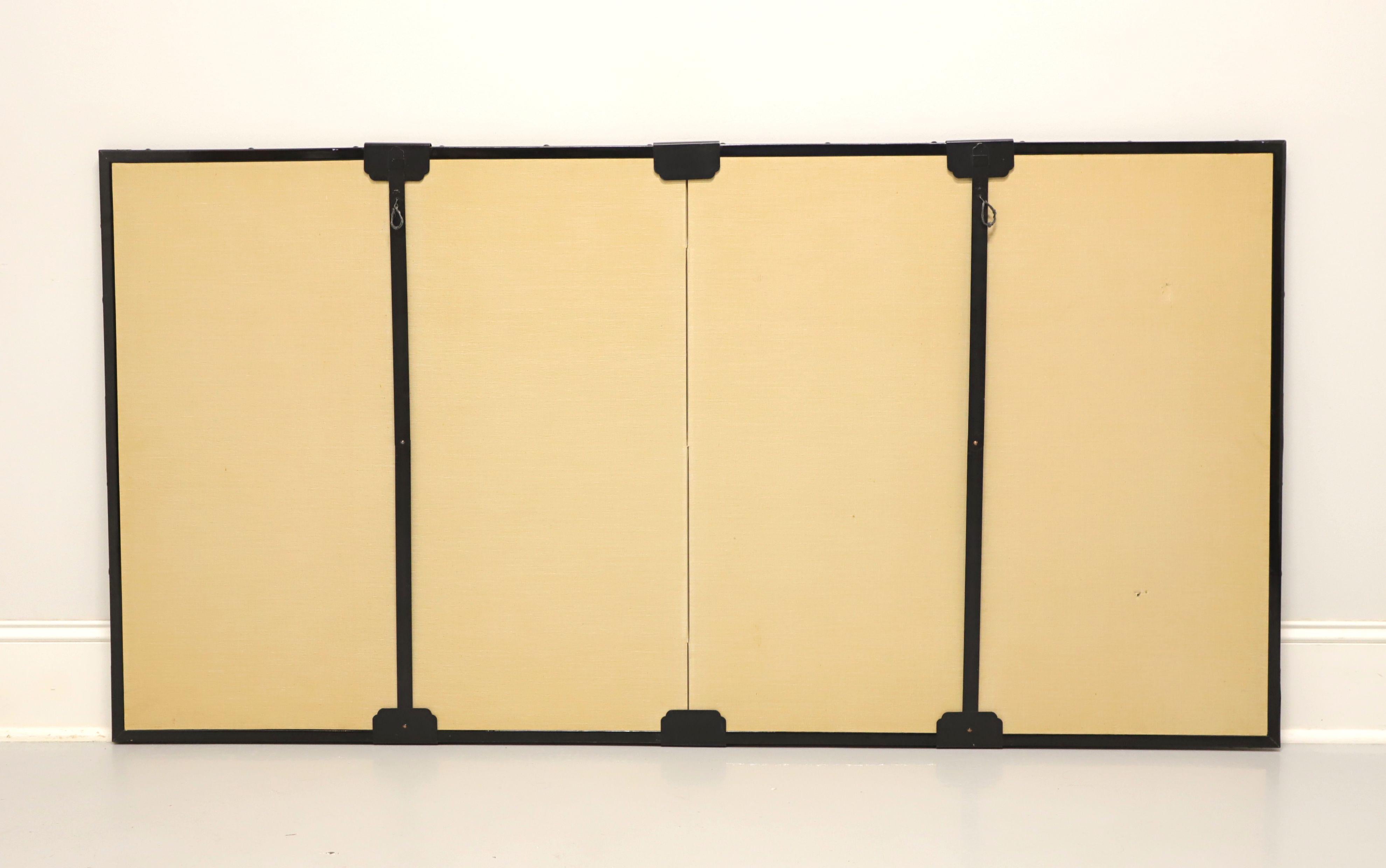 Mid 20th Century Japanese Four-Panel Folding Screen - Flower Cart 10
