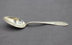 Mid-20th Century Japanese Set of Six Sterling Silver Demitasse Spoons