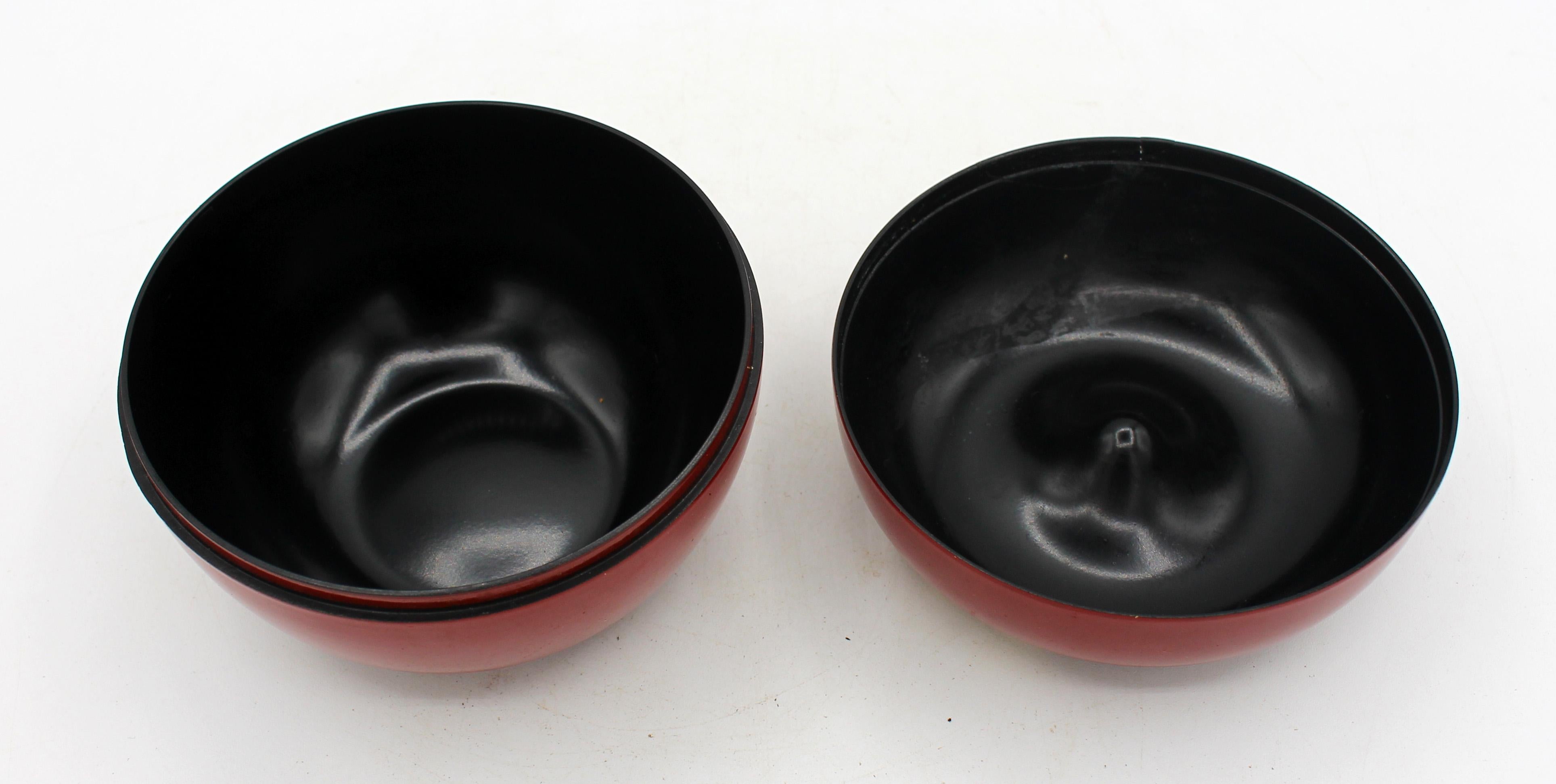 Mid-Century Modern Mid-20th Century Japanese Yamanaka Lacquerware Sweets Box For Sale