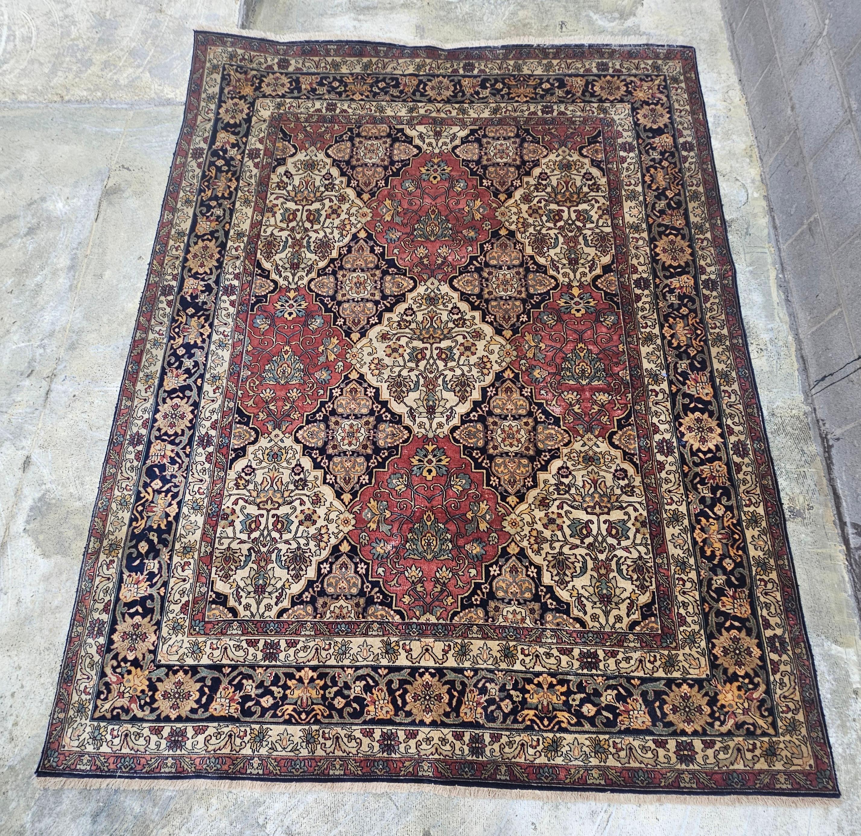 Kermanshah-Holzteppich aus der Mitte des 20. Jahrhunderts 8' x 10' im Angebot 4