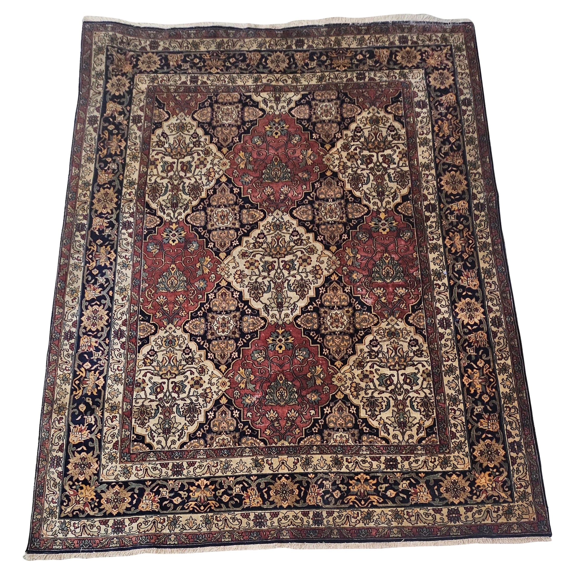Kermanshah-Holzteppich aus der Mitte des 20. Jahrhunderts 8' x 10' im Angebot