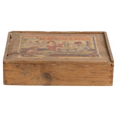 Set di costruzioni architettoniche in legno laccato della metà del XX secolo, Spagna