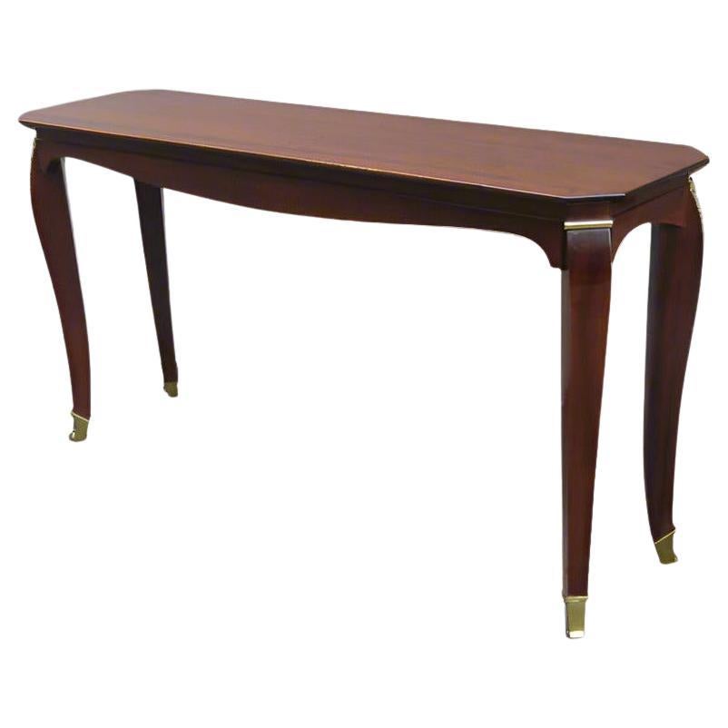 Mid-20th Century Large Art Deco Console designed by Maurice Rinck, France For Sale