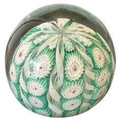 Großes Papiergewicht aus Fratelli Toso Murano Millefiori aus der Mitte des 20. Jahrhunderts