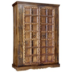 Mid 20th Century Large Impressive Hardwood Wardrobe