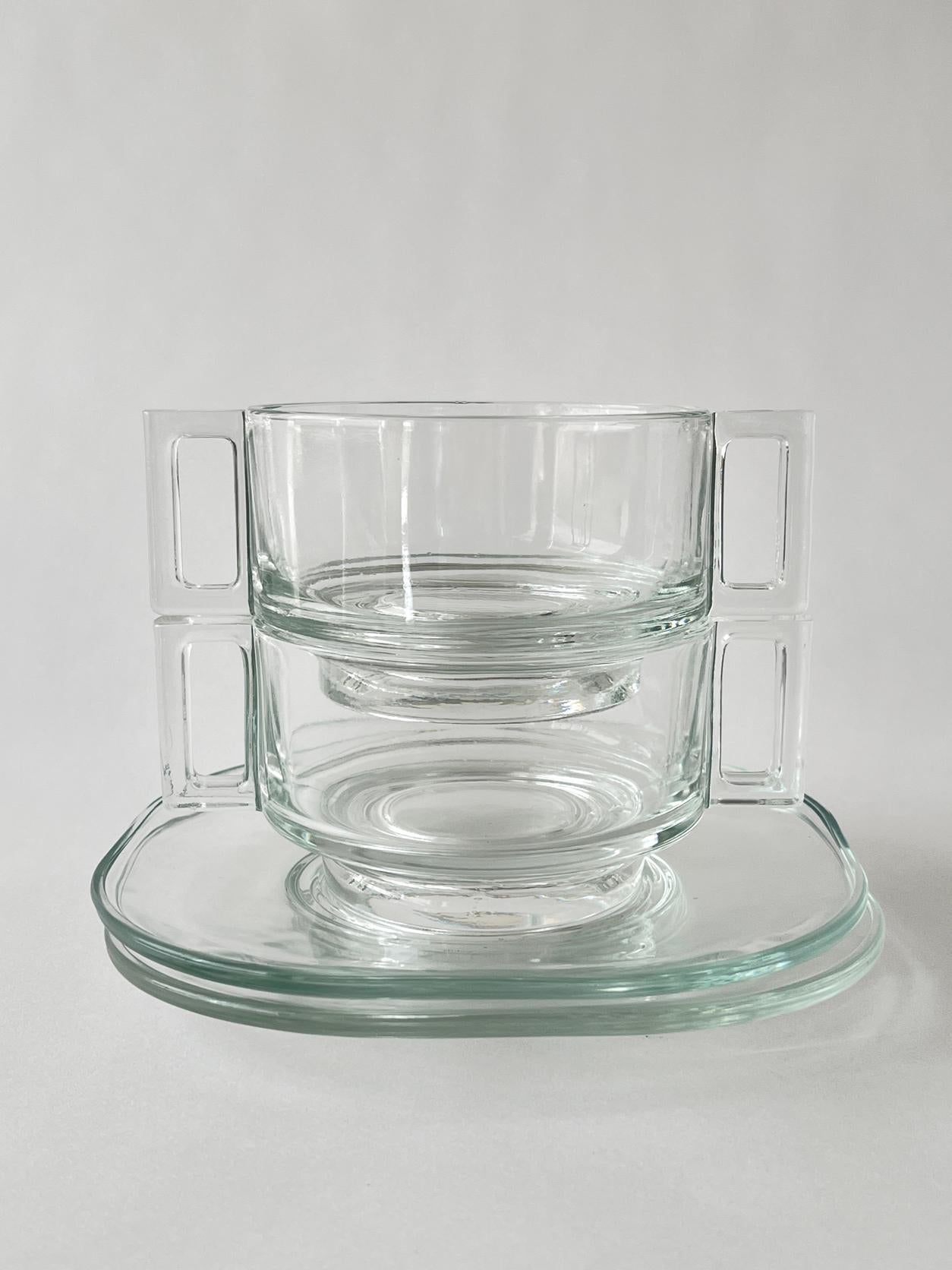 Mid 20th Century Large Joe Colombo Mug and Set 4
