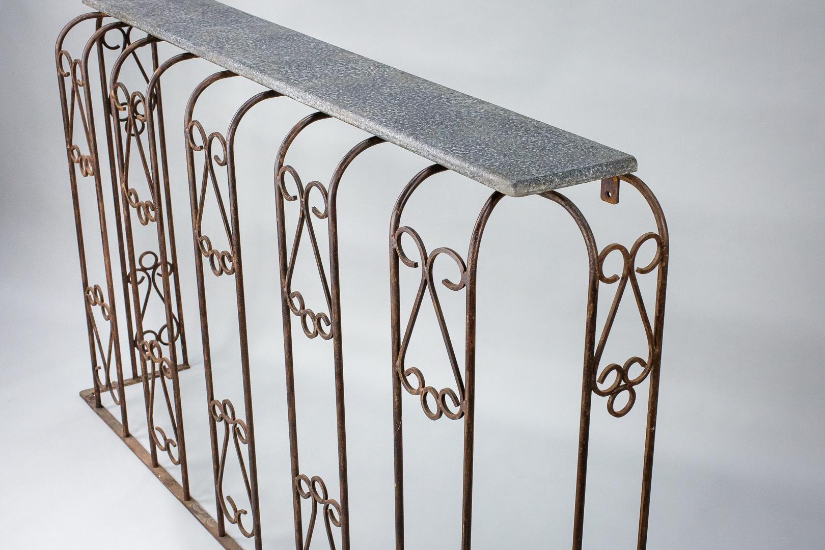 Mid-20th Century Large Sculptural Console Table 5