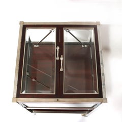 Mid 20th Century Lawyers Coffin - Bar Cabinet, with retractable shelf.