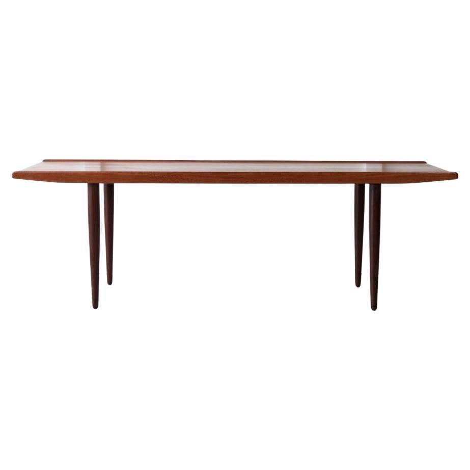 Mid 20th Century Long Danish Coffee Table For Sale