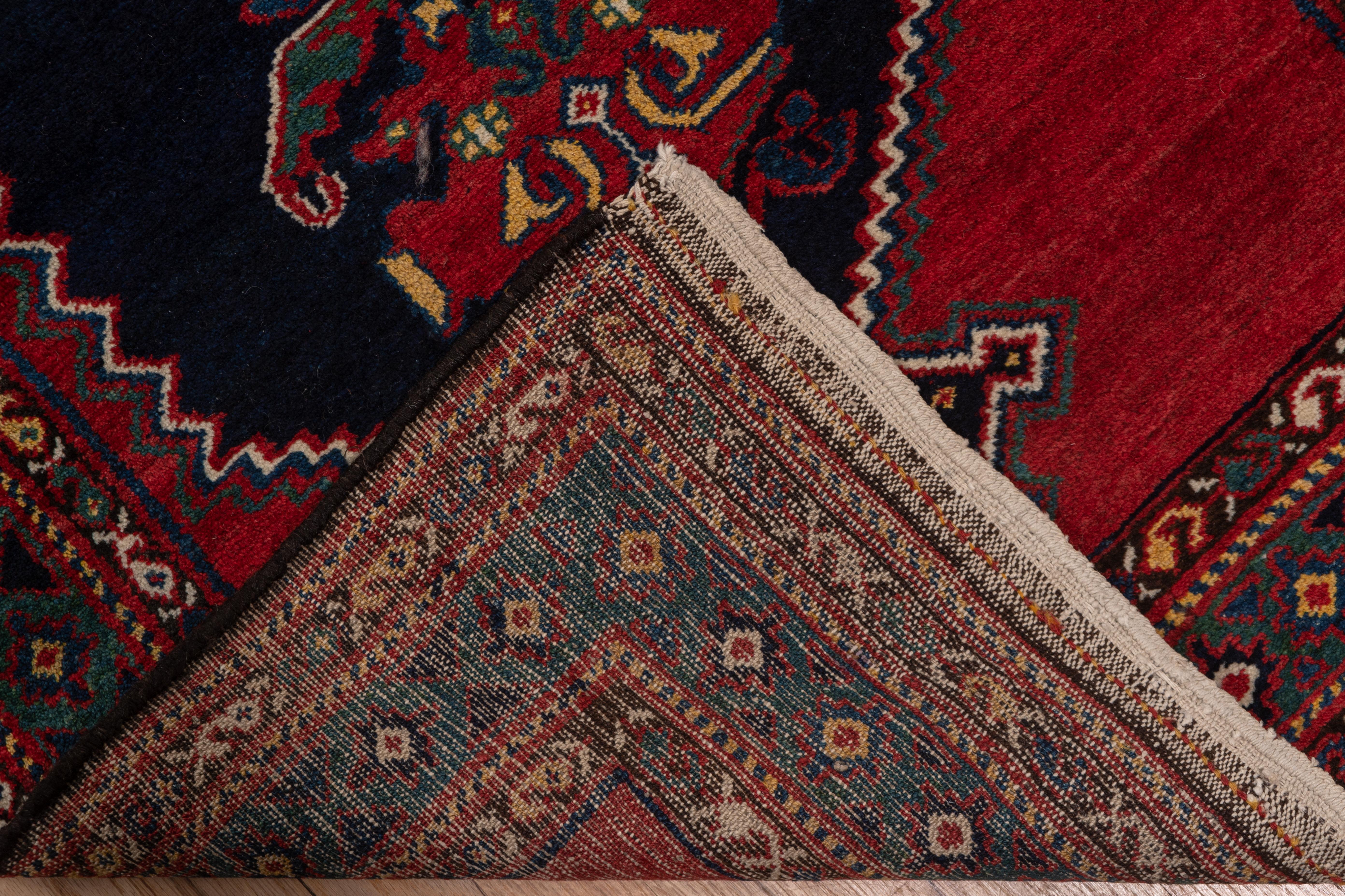 Wool Mid-20th Century Long Malayer Runner For Sale