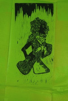 Mid 20th Century Louis XIV Costume Block Print