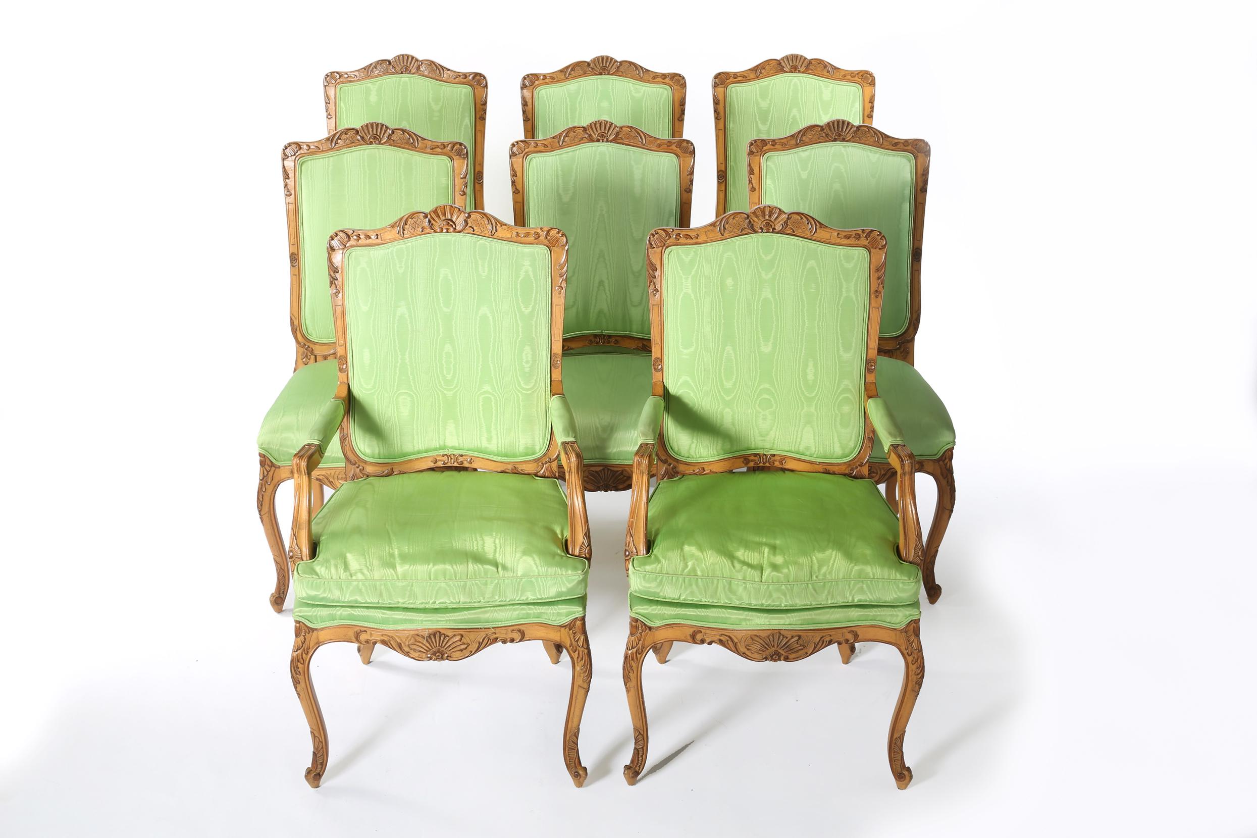 Mid-20th Century Louis XV Style Dining Room Chairs 8