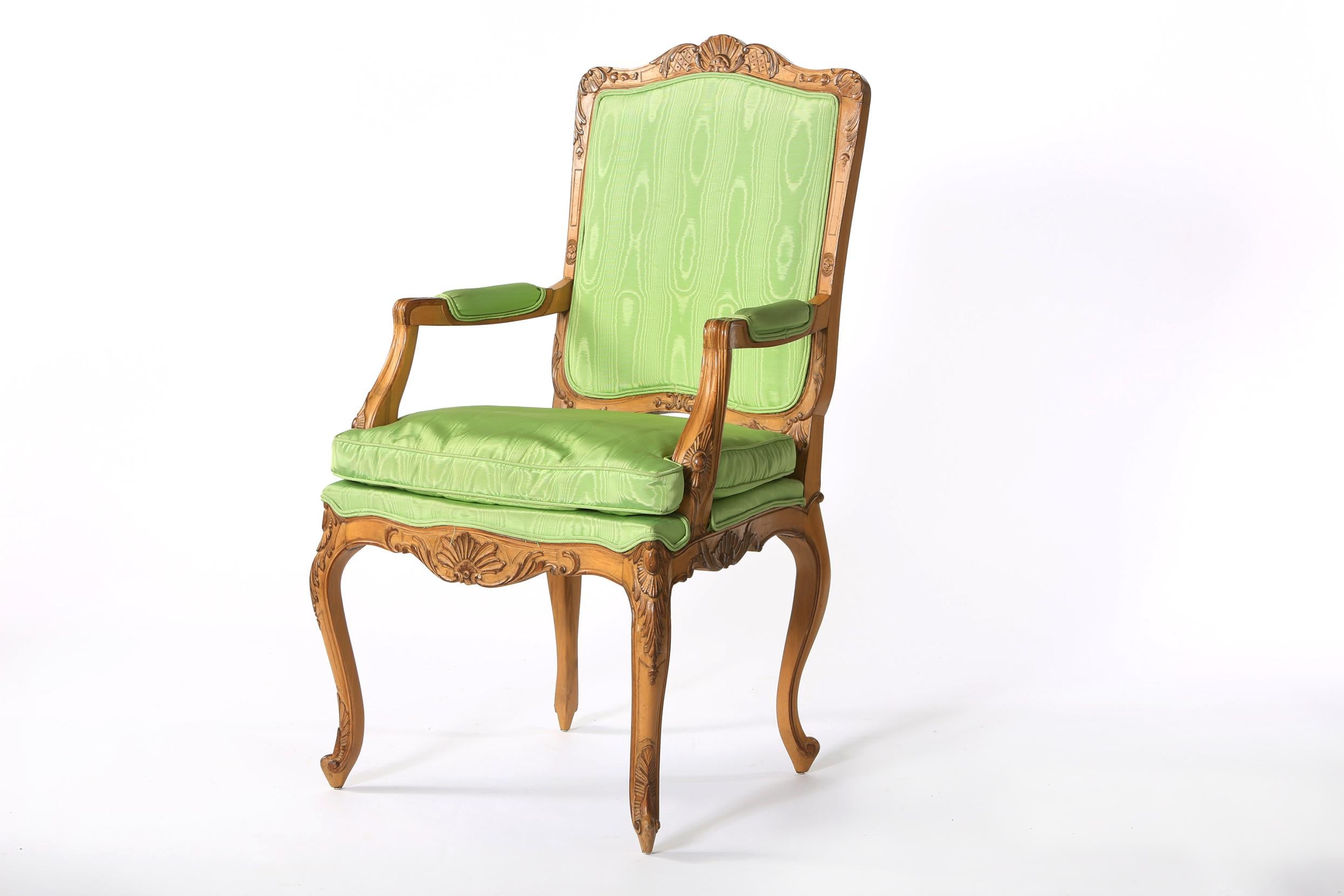 Mid-20th Century Louis XV Style Dining Room Chairs 4
