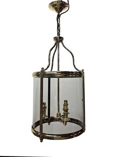 Mid 20th Century Lovely Simple Design Brass Lantern