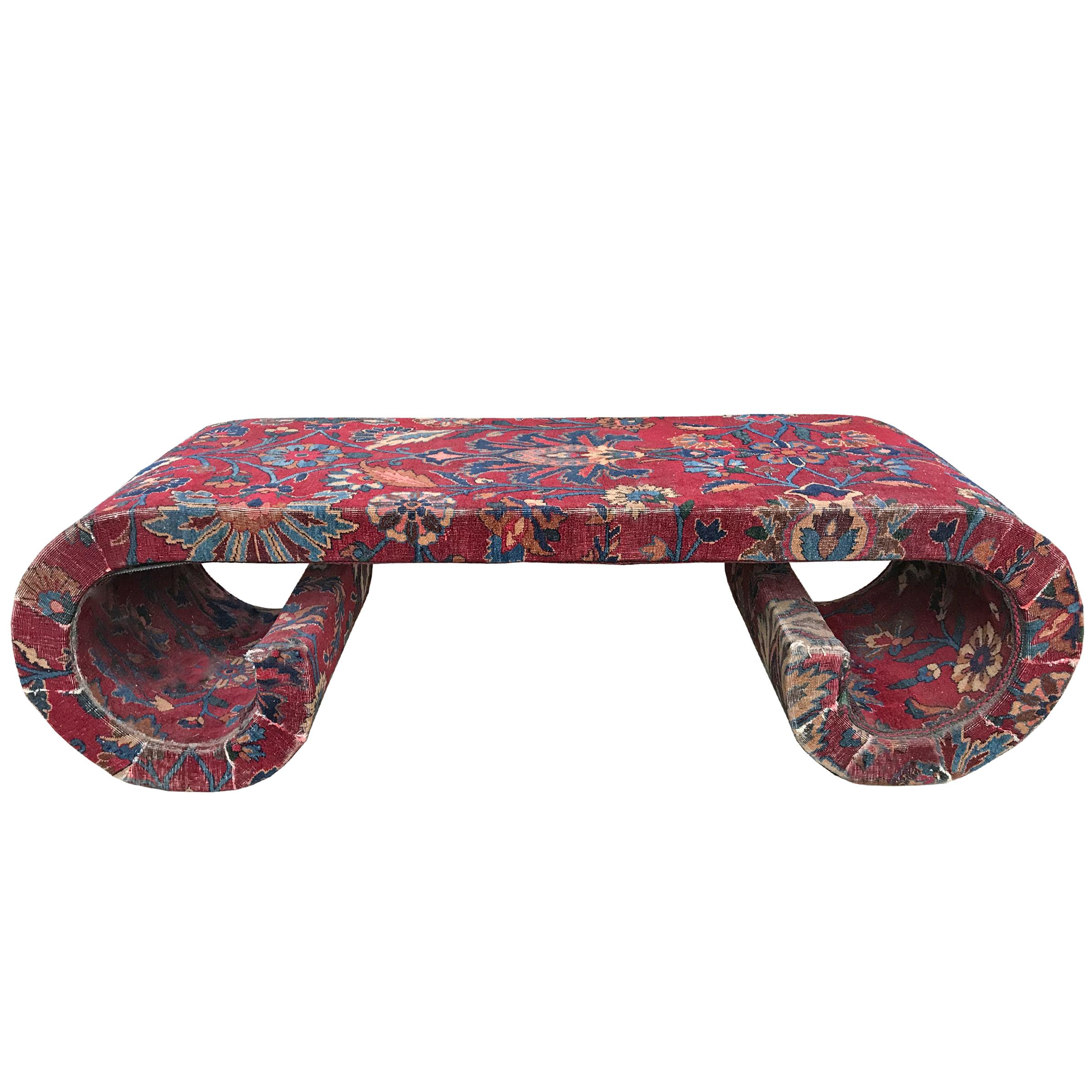 Mid-20th Century Low Scroll Table