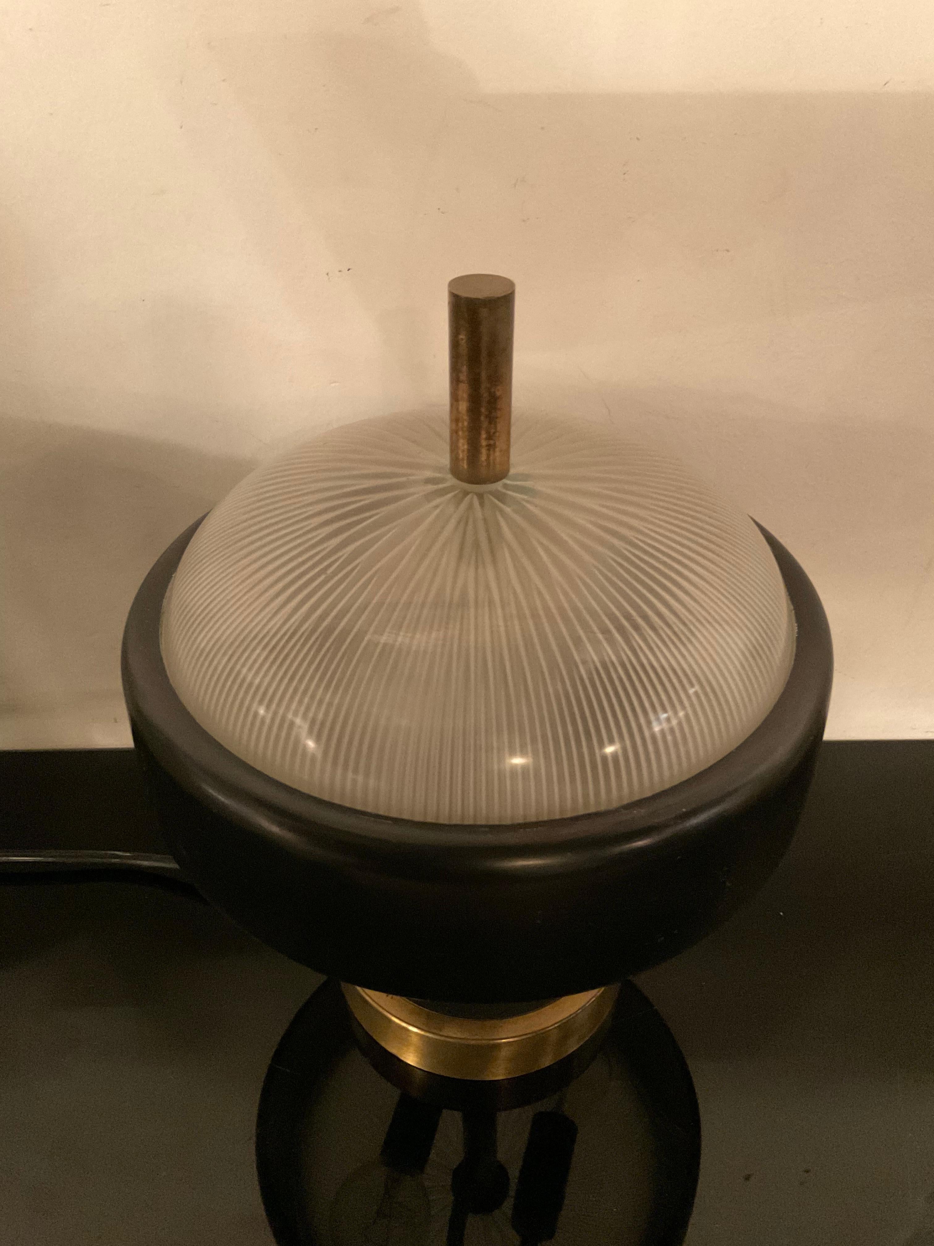 Métal Milieu du XXe siècle- Lumi - Oscar Torlasco, lampe de table en vente