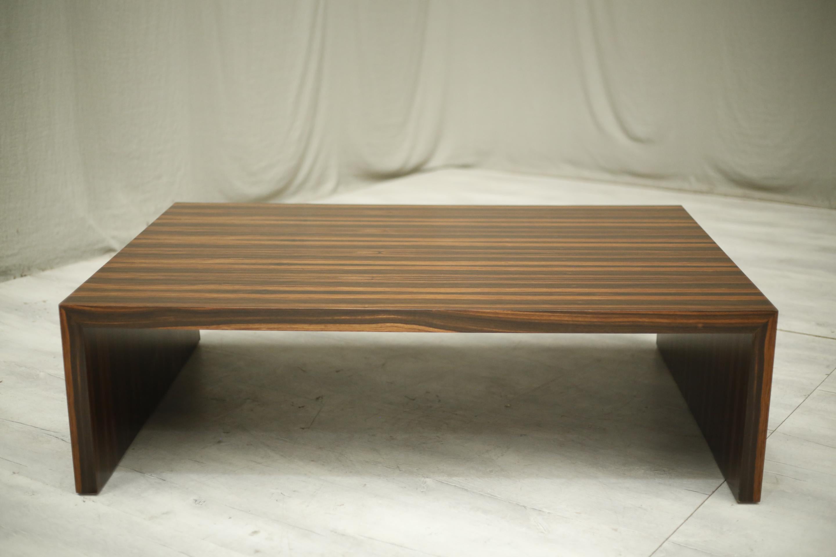 Mid 20th Century Macassar Ebony Coffee Table 3