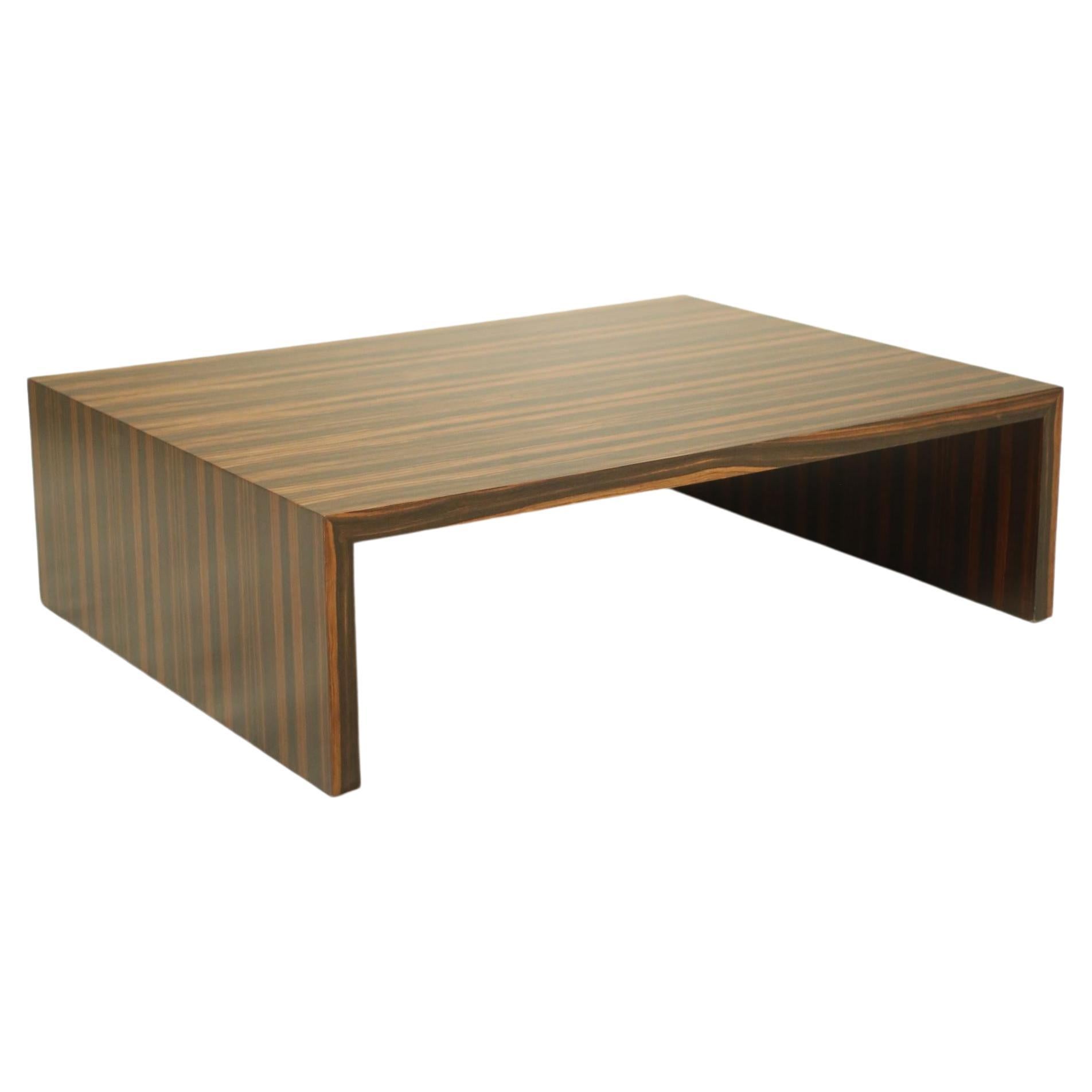 Mid 20th Century Macassar Ebony Coffee Table