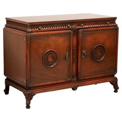 Used Mid 20th Century Mahogany Asian Influenced Double Dresser