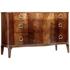 Mid-20th Century Mahogany Chest by Axel Larsson for Bodafors
