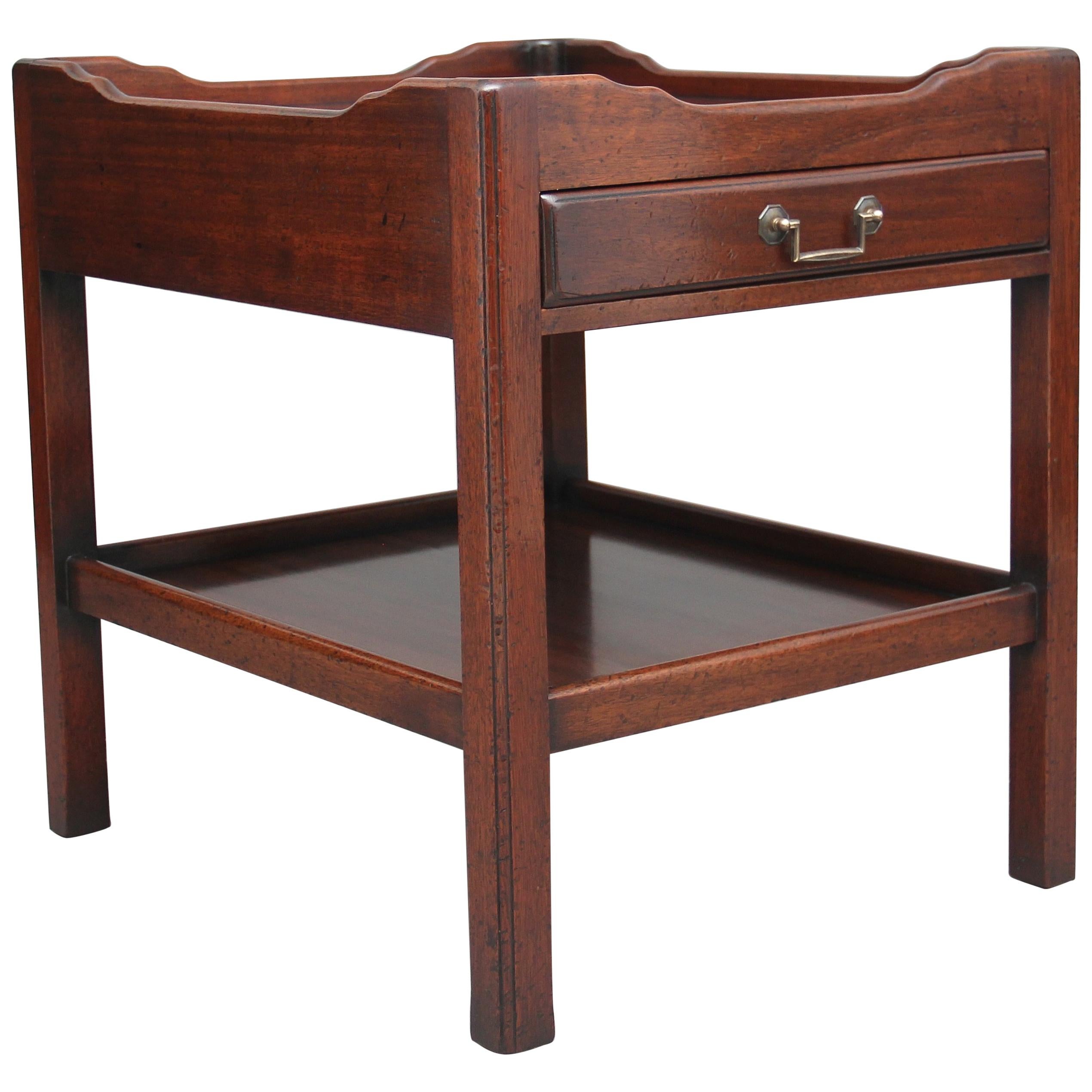 Mid-20th Century Mahogany Occasional Table