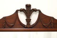 Mid 20th Century Mahogany Prince of Wales Plumes Traditional Wall Mirror
