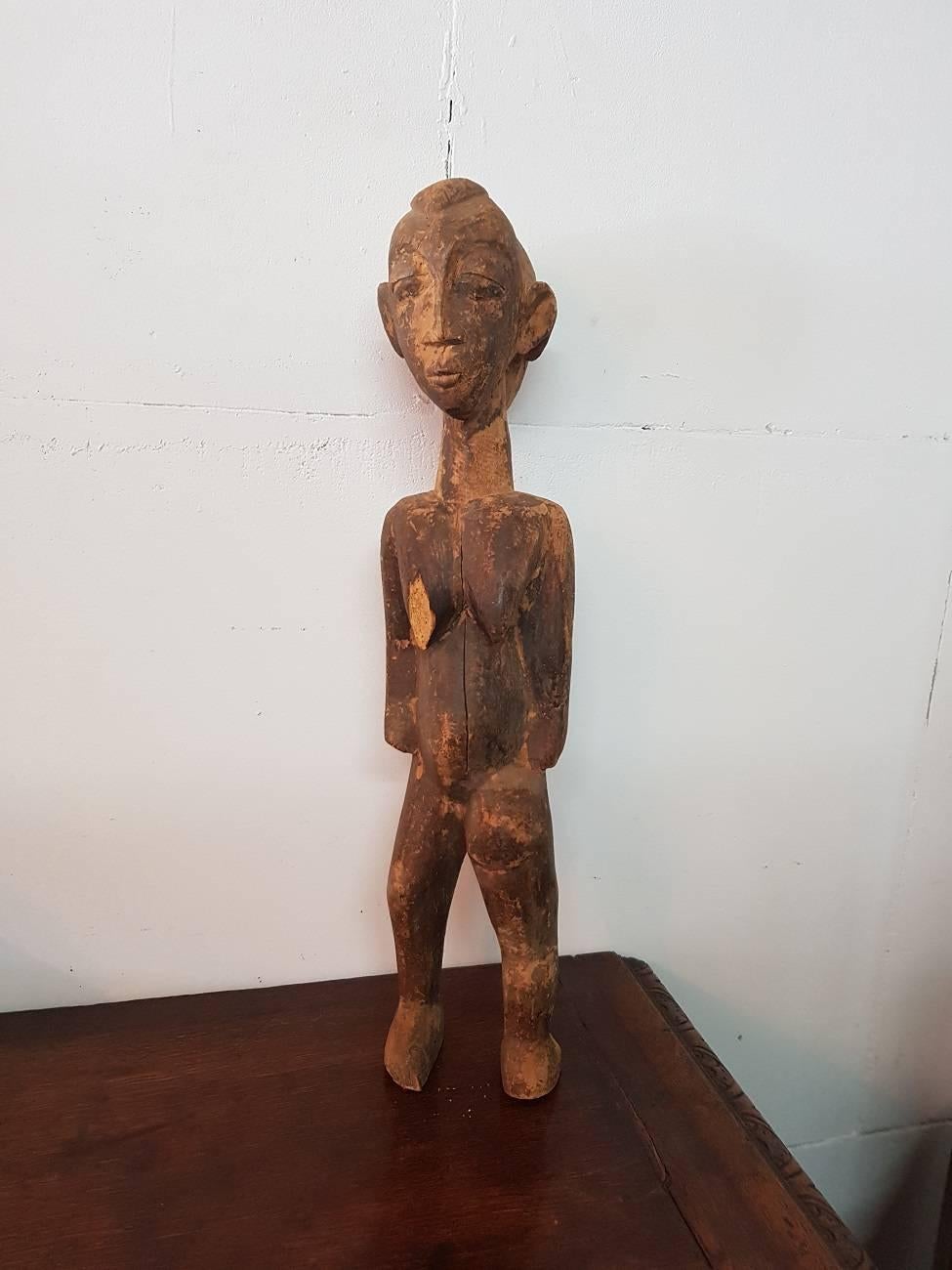 Mid-20th Century Makonde Tribe Statue Mozambique Tanzania In Fair Condition In Raalte, NL