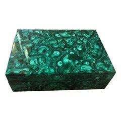 Mid-20th Century Malachite Box
