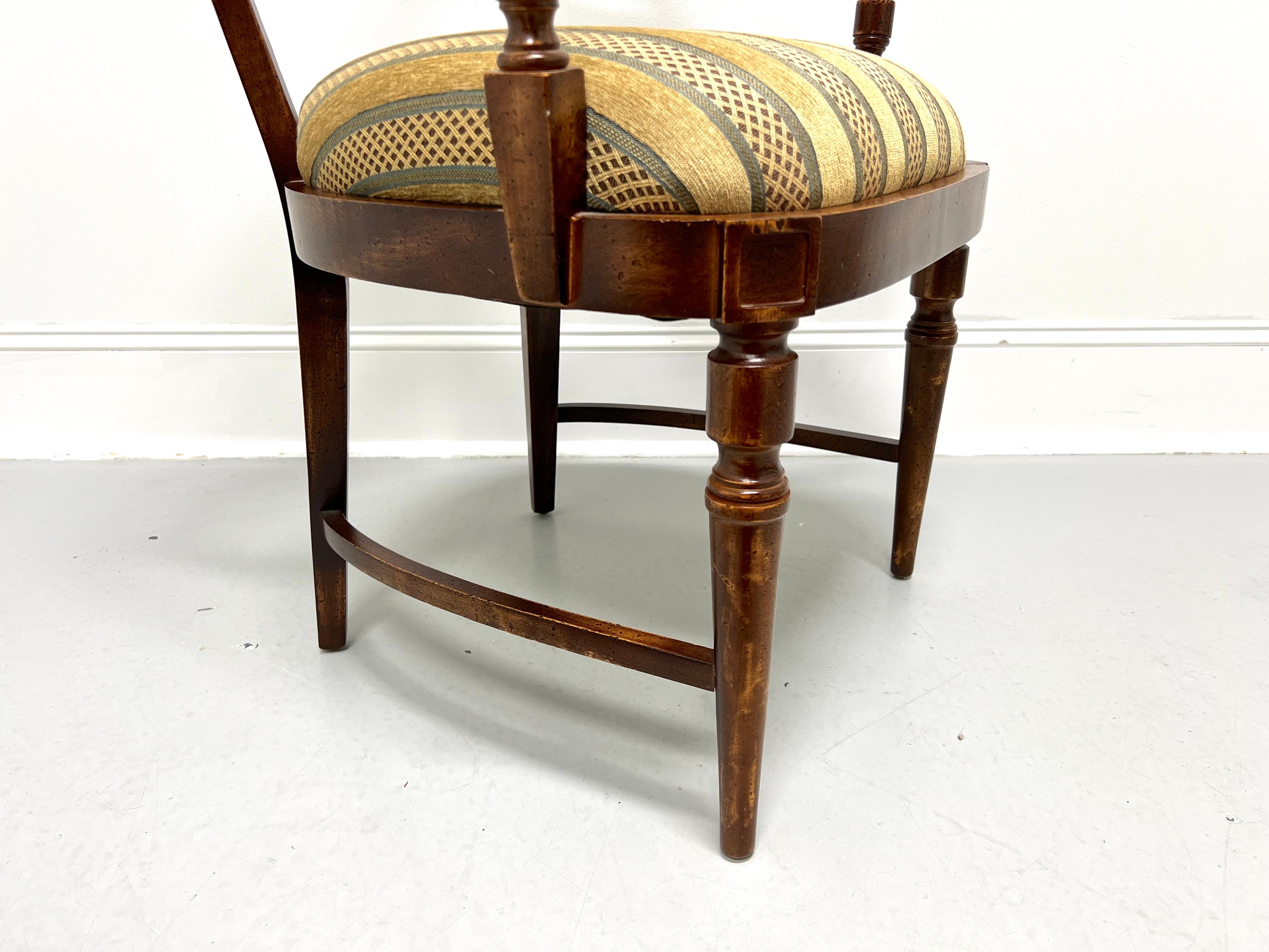 Mid 20th Century Maple French Country Barrel Chairs - Pair For Sale 4