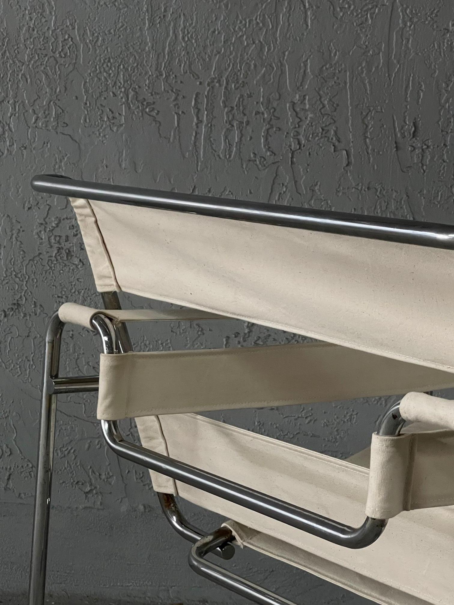 Mid-20th Century Marcel Breuer 'Wassily' Chair for Gavina 2