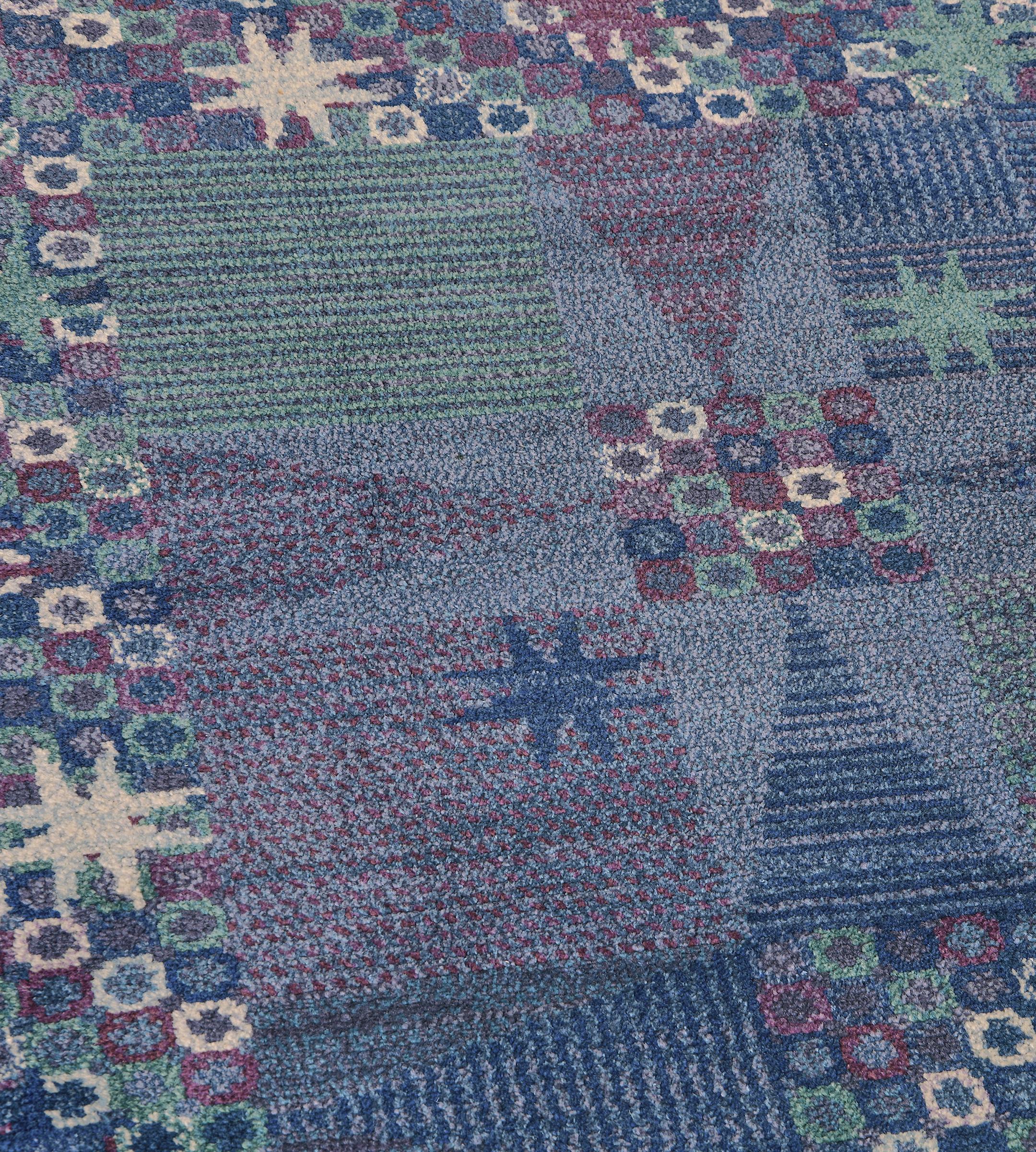 Mid-Century Modern Tapis suédois Marta Maas-Fjetterström AB du milieu du XXe siècle par Barbro Nilsson en vente