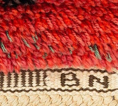 Mid-20th Century Märta Måås-Fjetterström Swedish Deco Rug by Barbro Nilsson