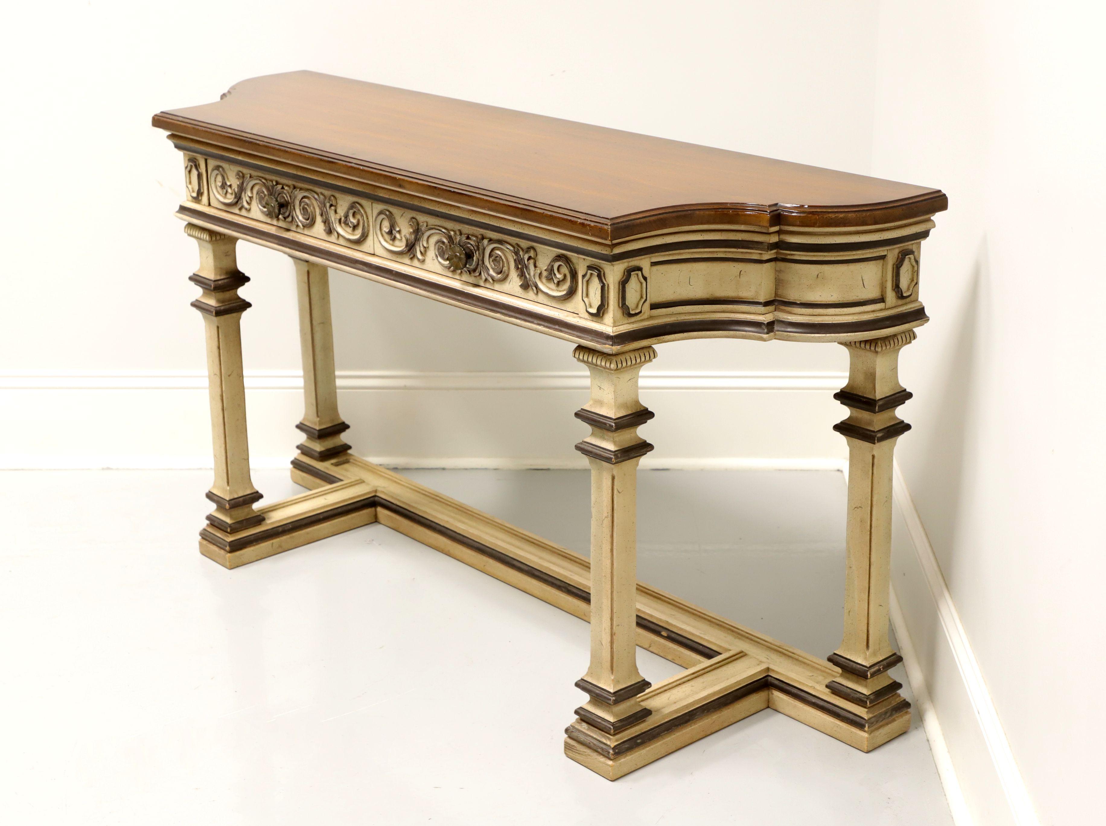 mediterranean console table