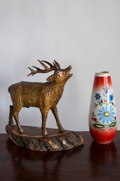 Mid-20th Century Medium Deep Wood Sculpture, Europe, Poland, 1960s