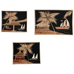 Mid-20th Century Melanesian Plant Fibre Tourist Art Made from Banana Tree Fibres